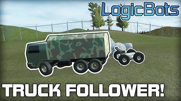 Automatic Truck Following Robot! (Logicbots #11)