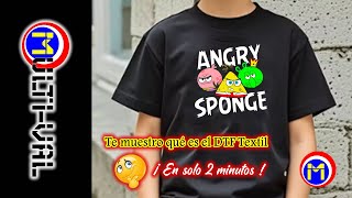 🐦 ¿Qué Es El DTF Textil? Te Lo Muestro En solo 2 minutos ( MVP600DTF) 🔥