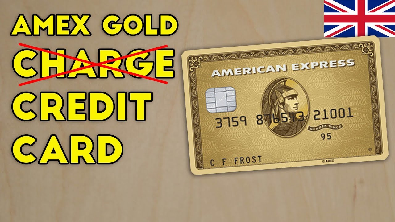 Amex UK Launches Gold CREDIT Card - YouTube