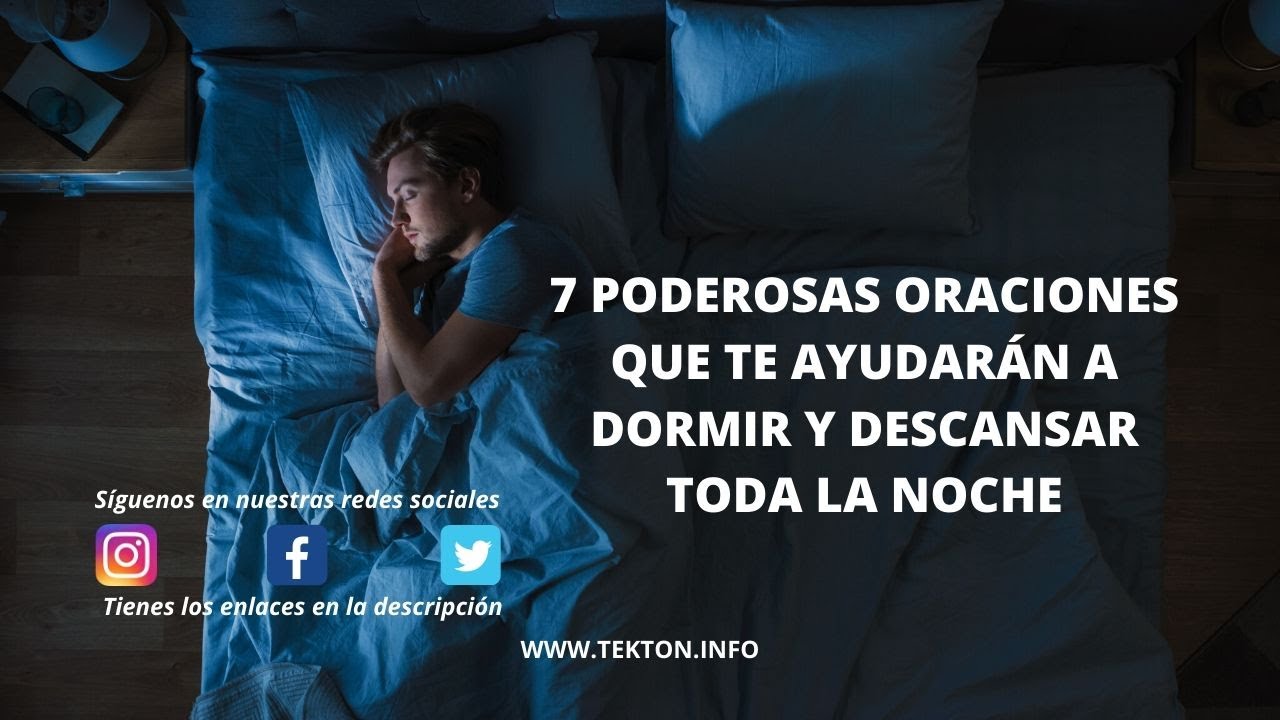 ⁣7 Poderosas Oraciones que te ayudarán a Dormir y Descansar toda la noche