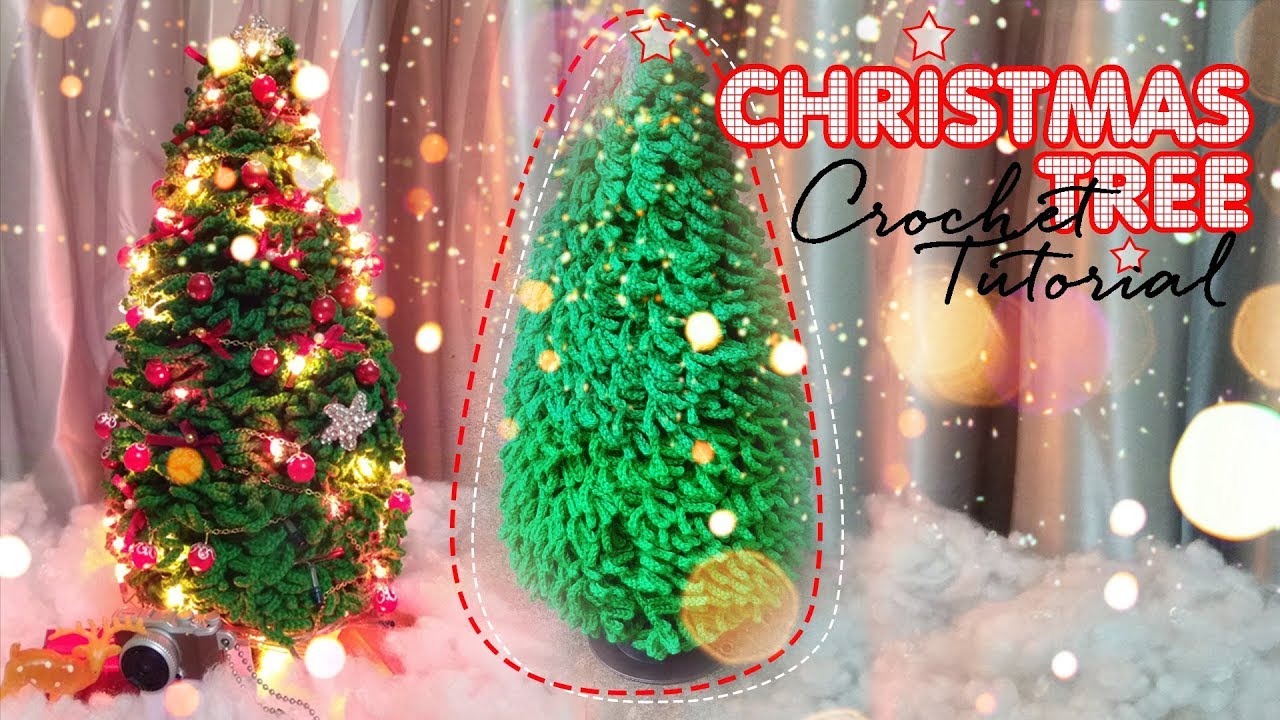 christmas tree crochet tutorial free pattern snailboo handmade free christmas tree pattern