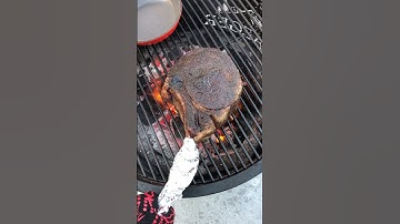 Reverse Seared Traeger Tomahawk