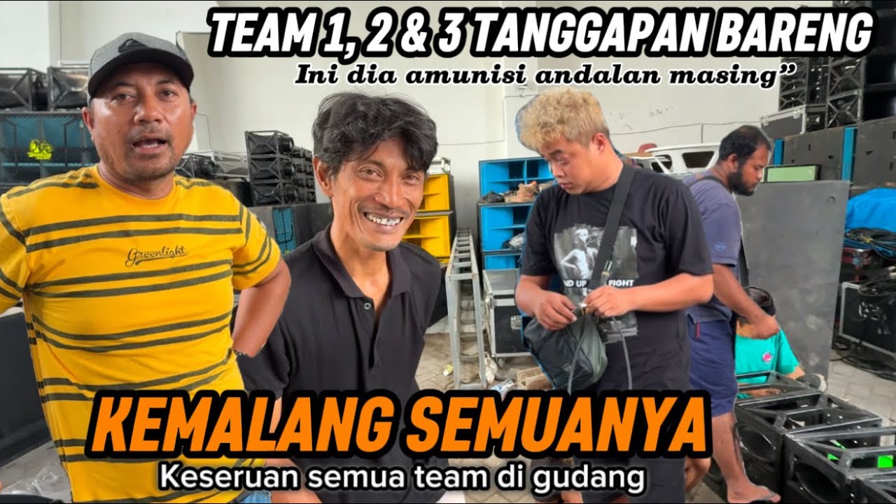 INI DIA AMUNISI ANDALAN MASING”🔥 TEAM 1, 2 & 3 TANGGAPAN BARENG KEMALANG SEMUANYA - KESERUAN SEMUA 😂