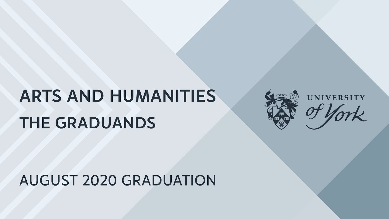 Faculty of Arts and Humanities Graduands (Graduation August 2020) - [Video has no description]