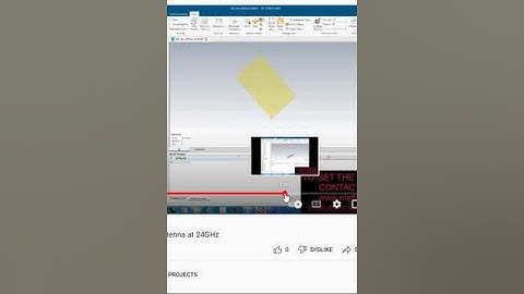 Antenna Design of a slot fed antenna at 24GHz
