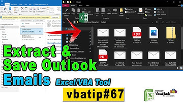 extract outlook email using vba | all in one excel-vba automation - vbatip#67