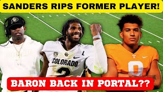 SANDERS RIPS FORMER PLAYER! COLORADO FOOTBALL, TENNESSEE FOOTBALL, DEION SANDERS, OLE MISS FOOTBALL