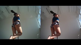 pole dance #1. 3d sbs video. 1440p. VR sexy girl