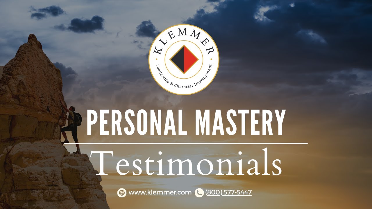 Testimonials from Personal Mastery - YouTube