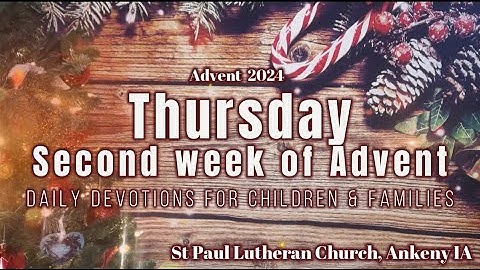 2024 SPLC Children & Families - Thursday • Second Week of Advent