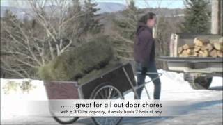 Carts Vermont - Model 26 - Large Garden Cart in use