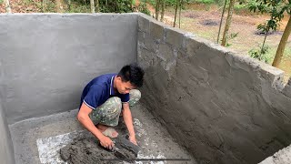 Full Video 12 Days Of Cement Water Tank Construction