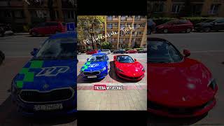 Parkowanie eLką obok Ferrari SF90 Stradale. Egzamin na prawo jazdy, prawko, nauka jazdy #shorts