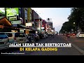 Walking around kelapa gading  evening til night at jalan boulevard raya kelapa gading  jakarta