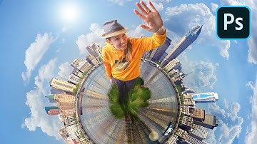 Create a Tiny Planet Effect in Adobe Photoshop without a 360 Camera