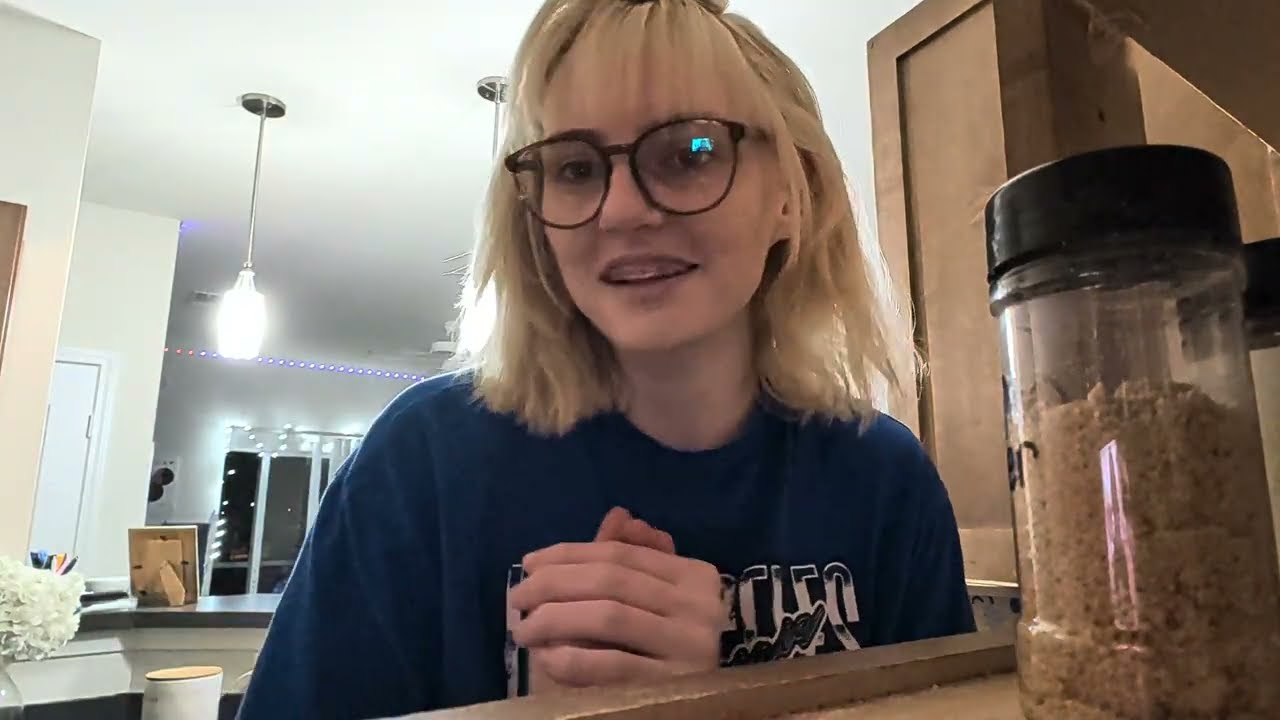 ASMR Soft Spoken Ramble, Organizing, & Camera Touching