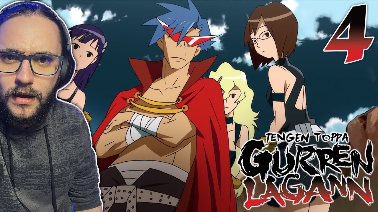 Going For The Style Points! Gurren Lagann Episode 4 REACTION