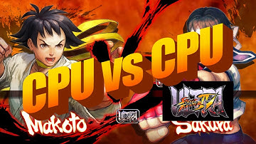 Ultra Street Fighter 4 - CPU vs CPU (Over 8 Hours, No Background Music)