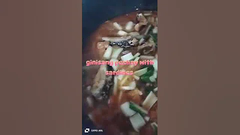 Ginisang pechay with sardines #cooking #easyrecipe #food