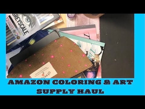 Amazon Haul!!! | Coloring x Art Supplies | Adult Coloring