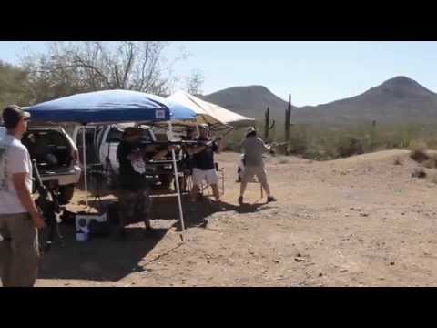 New River Arizona Exploding Targets at the Range (tannerite target) AR-15