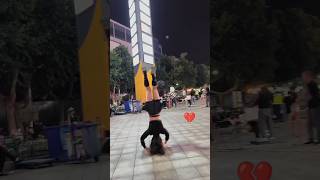 Back Flip With Beautifull Girl