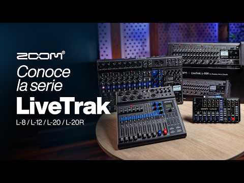 Zoom LiveTrak: consolas digitales para producción y grabación multipista