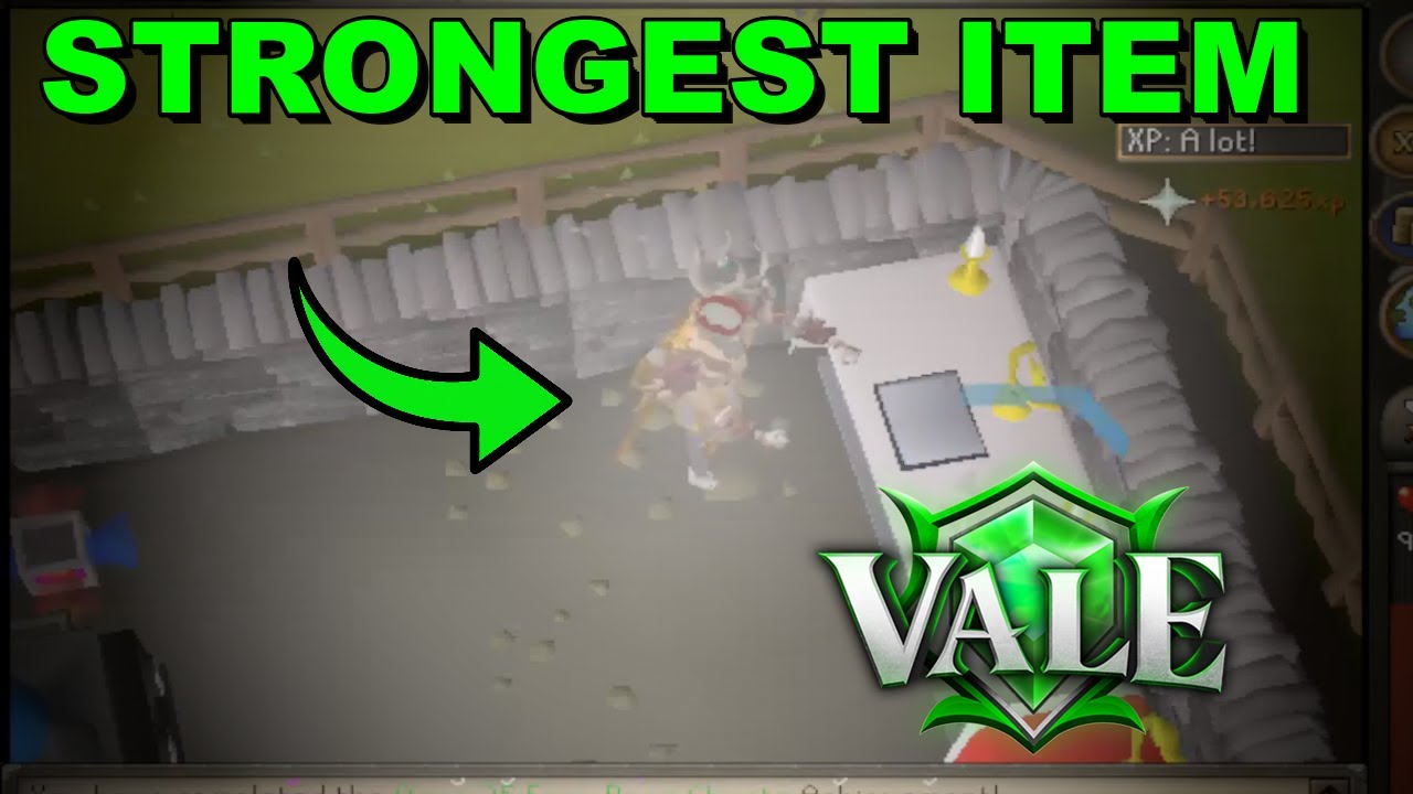 Неужели я только что обнаружил САМЫЙ СИЛЬНЫЙ предмет в RSPS? Vale RSPS