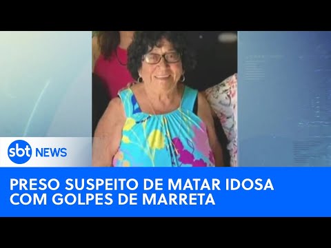 Video policia-prende-suspeito-de-matar-idosa-a-golpes-de-marreta-sbt-newsna-tv-17-05-24