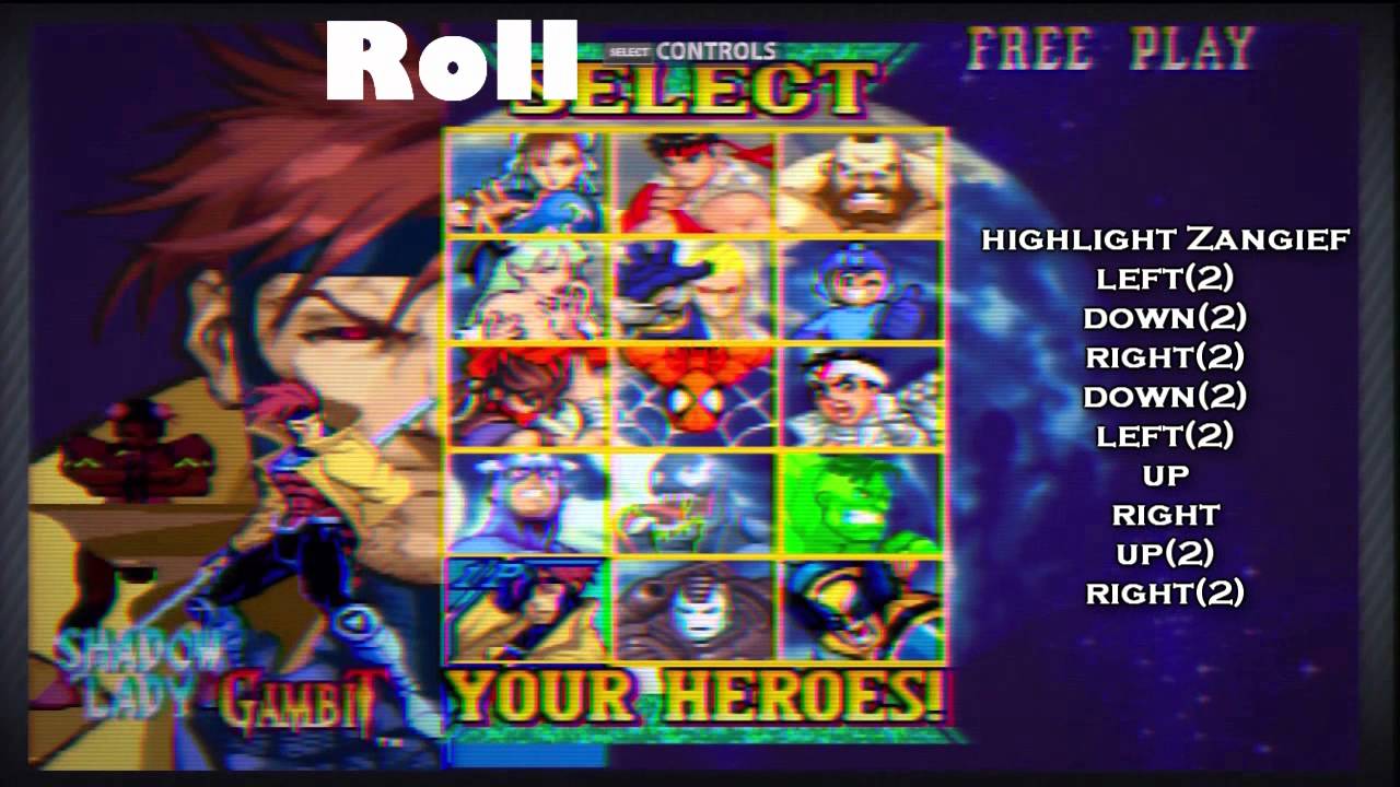 Marvel Vs Capcom Origins Unlocking All Secret Characters