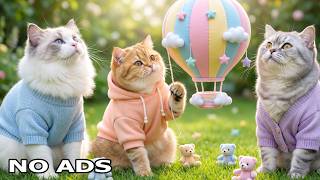 12 Hours Calming Music for Cats 🌺 Blooming Flower Garden Music for Relaxed Cats screenshot 4