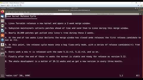 Linux Kernel Release Cycle