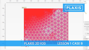 Plaxis 2D V20: Lesson 1 Case B, Settlement of Circular Footing on Sand