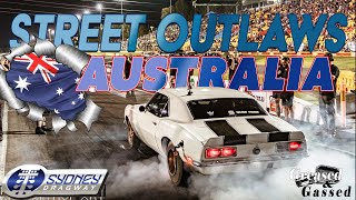 Street Outlaws take on the Aussies. Sydney Dragway hosts the third round