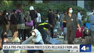 UCLA proPalestinian protesters released from jail