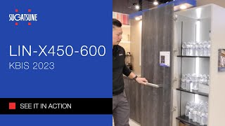 LIN-X600 LIN-X450 Lateral Opening Door System by Sugatsune America 1,457 views 1 year ago 2 minutes, 15 seconds