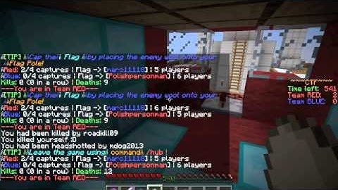 Minecraft Mini Game: Capture the Flag part 1