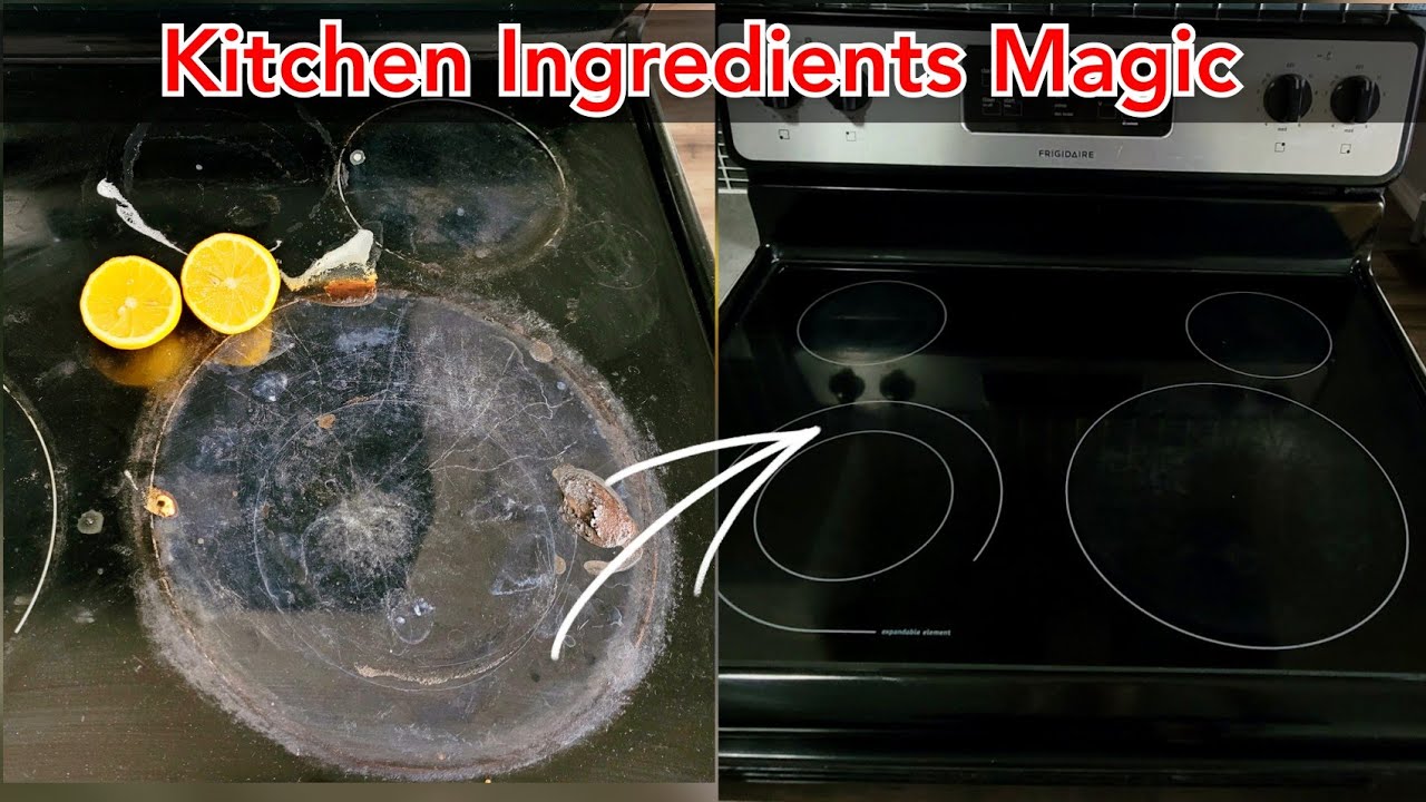 How to clean a stove top including glass, gas and electric stoves