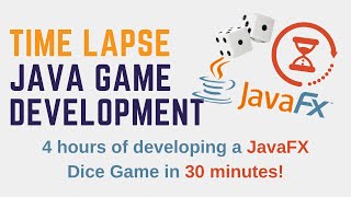 Game Development and Design Time Lapse | 4 hours in 30 minutes | JavaFX Game Development Tutorial