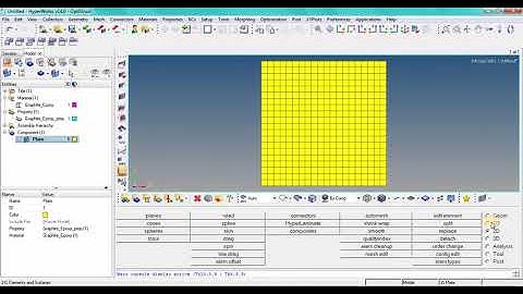 Hypermesh   Composite Analysis Part1 Preprocessing