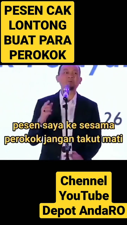 Pesen Cak Lontong buat perokok: JANGAN PERNAH TAKUT MATI ! #caklontong #rokok #viral #shorts #fyp