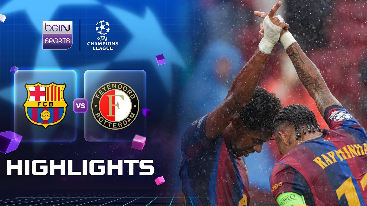 Barcelona 5-1 Feyenoord | Champions League 26/27 Match Highlights