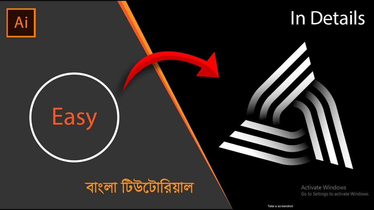 Awesome 3D Design In Adobe Illustrator Bangla Tutorial For Beginners ...
