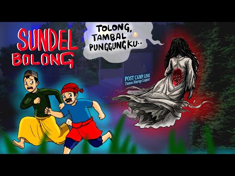 Hollow-Backed Ghost Wants a Patch-Up - Indonesian Ghost Cartoon