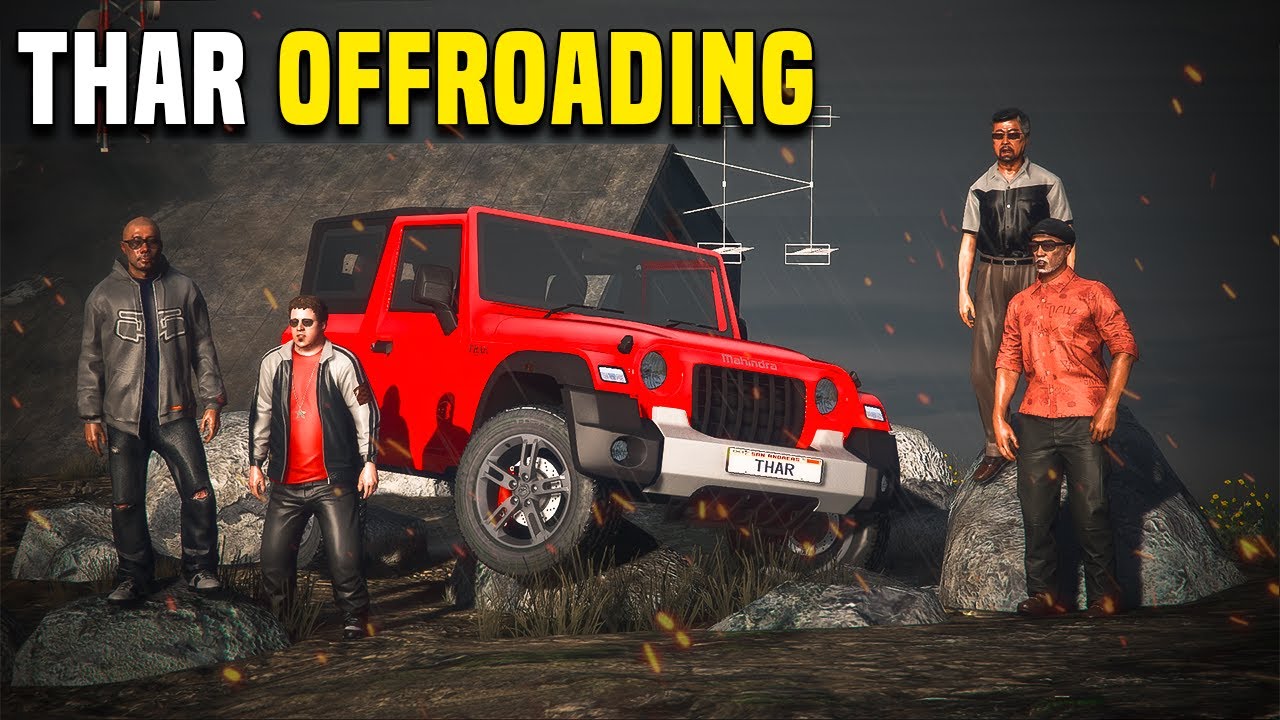 THAR EXTREME OFF ROADING ON MOUNT CHILLIAD | GTA 5