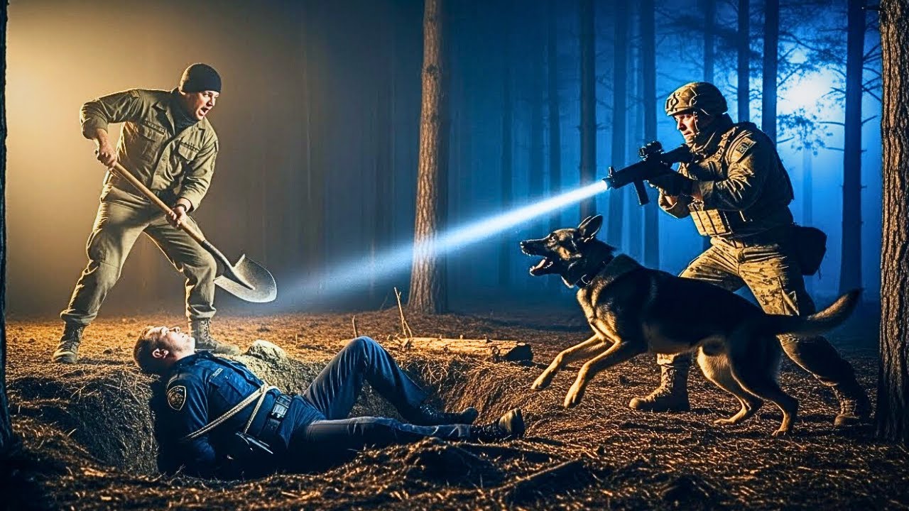 Kidnapper Was About to Bury the Officer Alive — Then a Navy SEAL and His German Shepherd Arrived
