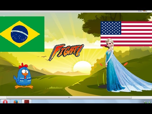 GALINHA PINTADINHA VERSUS PRINCESA ELSA FROZEN E OLAF