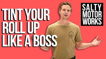 DIY TINT KIT | How-To Tint A Roll-Up Window (Step 6 of 8)
