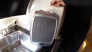 Camper Van - Small Electric Heater Review - YouTube