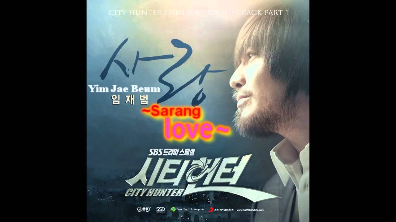 City Hunter Ost Love Sarang Yim Jae Beum Onscreen Lyrics Translation City Hunter Ost City Hunter Love Songs